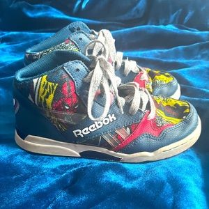 Lil kids Reebok Spider Man shoes size 12